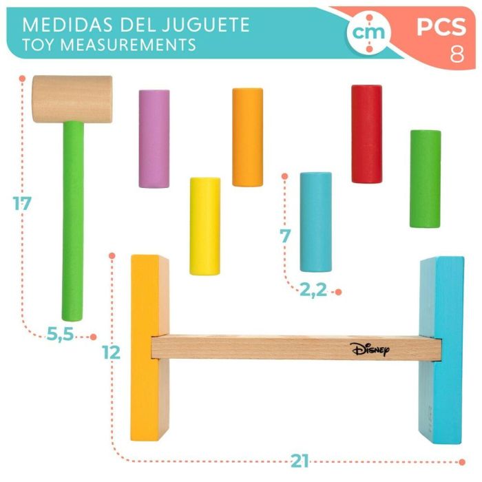 Juego Educativo Disney 8 Piezas 21 x 12 x 9 cm (6 Unidades) 2