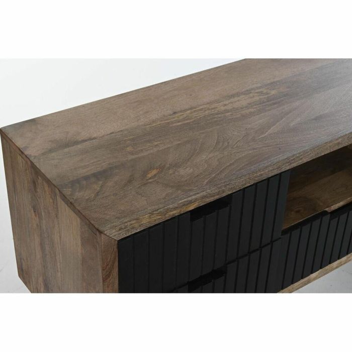 Mueble Tv DKD Home Decor Negro Marron 40 x 55 x 125 cm 1