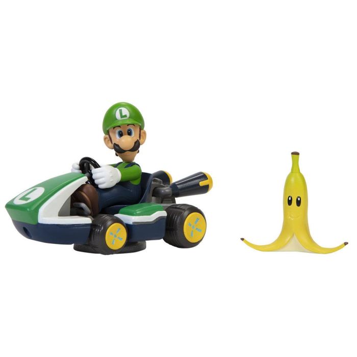 Figura Luigi Kart megagiros Mario Kart 6,5cm 1