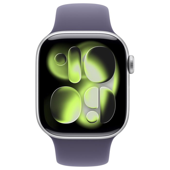 Apple Watch Series 11 GPS + Cellular 42 mm Caja de Aluminio Plateada Correa Deportiva Morado Niebla M/L 1