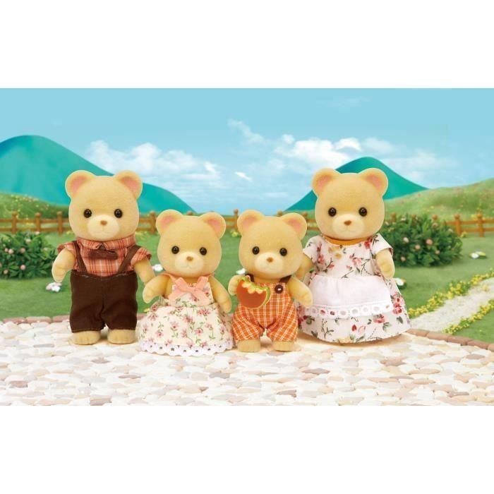 Sylvanian Families 5059 Familia de Osos con Papa, Mama, Hijo e Hija - Figuras con Ropa Extraíble y Hamburguesa - Para Niñas 4+ Años 2 Sylvanian Families 5059 Familia de Osos con Papa, Mama, Hijo e Hija - Figuras con Ropa Extraíble y Hamburguesa - Para Niñas 4+ Años 2