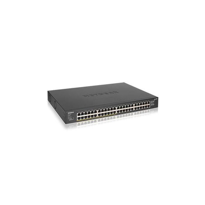 NETGEAR GS348PP-100EUS Switch 48x Gigabit Ethernet PoE No Administrado Montaje en Rack Full Duplex Stackable