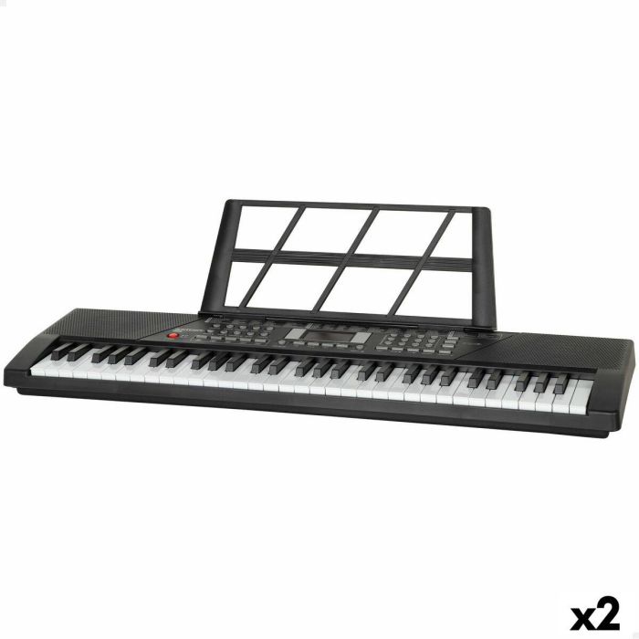 Piano Electrónico Bontempi 75 x 20 x 22 cm (2 Unidades)