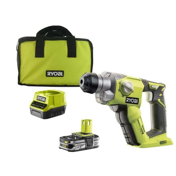 RYOBI R18SDS - 125S - Taladro percutor 18V 1.3J - SDS + 1 x 2.5 Ah