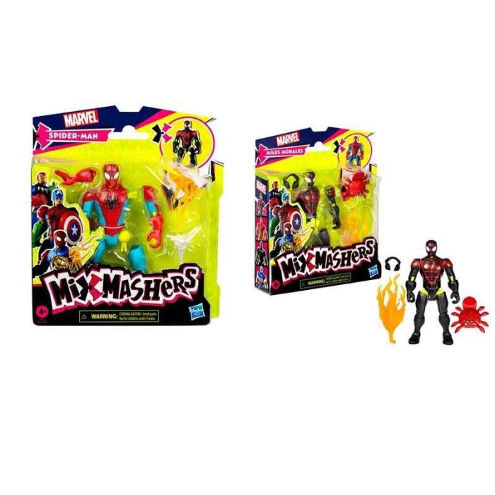 Figura spiderman mixmashers con 16 puntos de conexion. 12 cm - modelos surtidos 8 Figura spiderman mixmashers con 16 puntos de conexion. 12 cm - modelos surtidos 8
