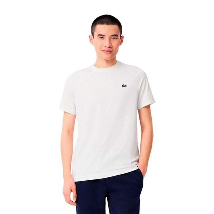 Camiseta de Manga Corta Hombre Lacoste Core Performance Blanco 15-16 Años 2