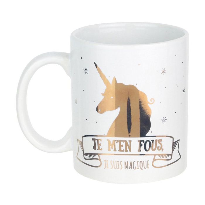 Home Deco Factory Taza Cerámica Licorne 350 Ml 3 Home Deco Factory Taza Cerámica Licorne 350 Ml 3