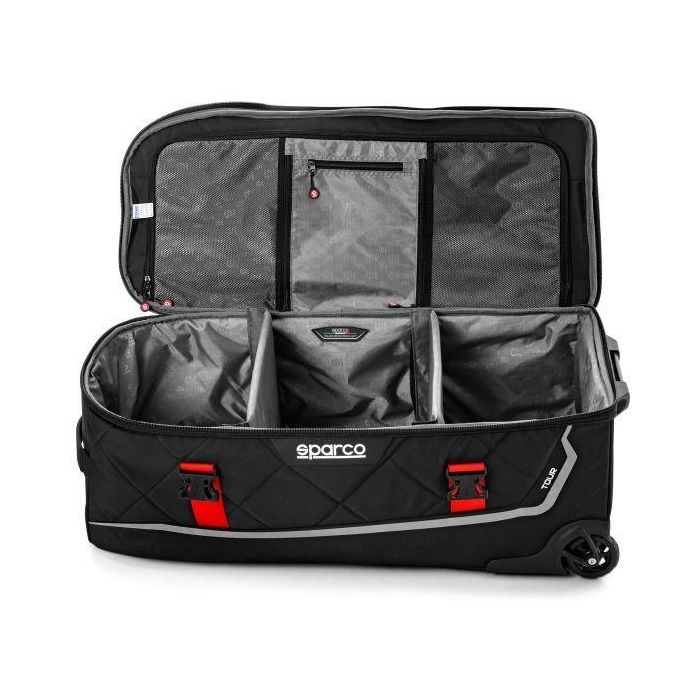 Sparco Bolsa Tour S016437NRRS Negro-Rojo 142 Litros 2