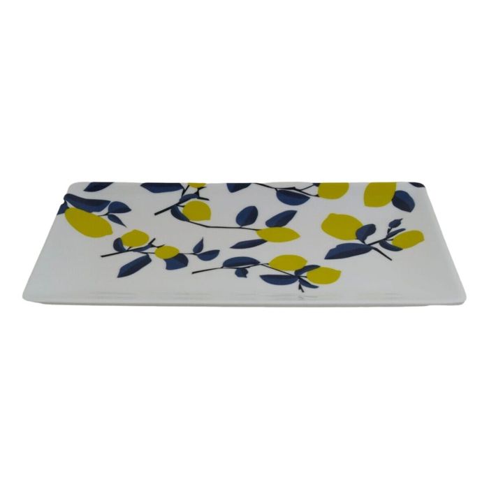 Bandeja de Aperitivos La Mediterránea Limón 25 x 15 x 2 cm (12 Unidades) 2 Bandeja de Aperitivos La Mediterránea Limón 25 x 15 x 2 cm (12 Unidades) 2
