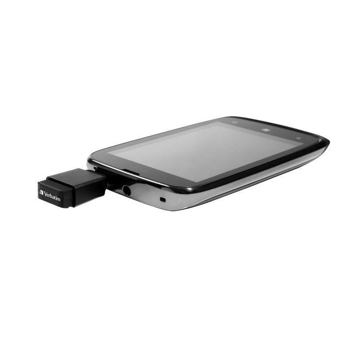 Verbatim Pendrive Nano On-The-Go 32 grb Usb 2.0 Otg Con Adaptador Micro Usb Negro 1 Verbatim Pendrive Nano On-The-Go 32 grb Usb 2.0 Otg Con Adaptador Micro Usb Negro 1