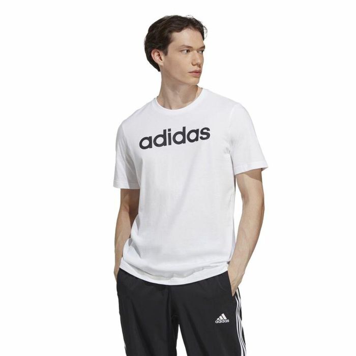 Camiseta de Manga Corta Hombre Adidas Essentials Linear Logo XL 6