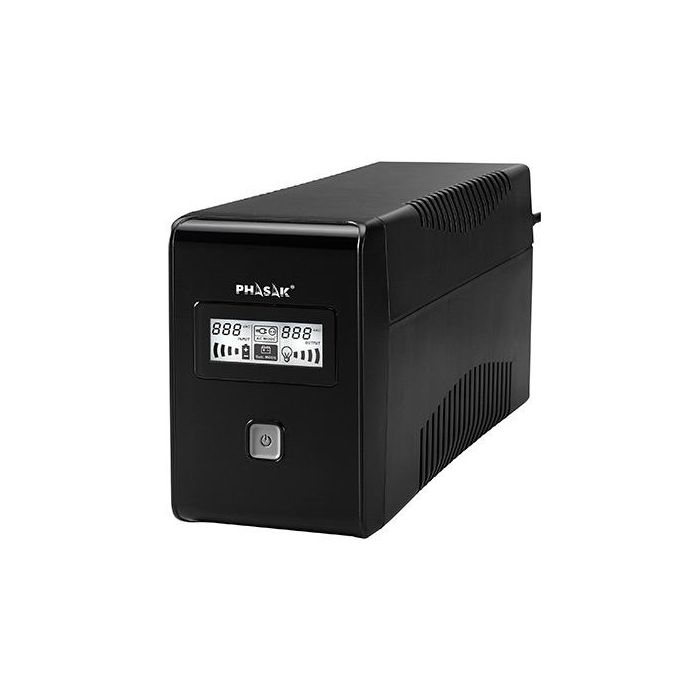 PHASAK SAI Esential 850VA Interactivo con pantalla LCD