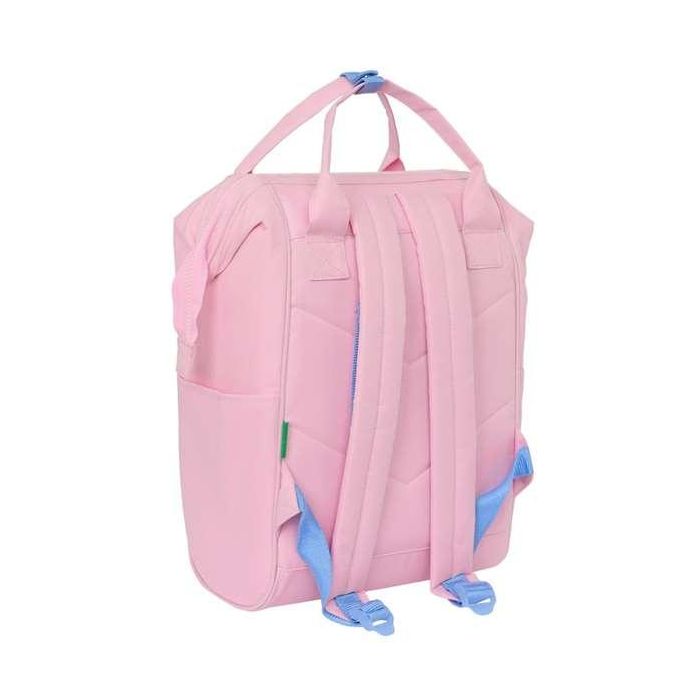 Mochila para Portátil Benetton benetton Rosa 27 x 40 x 19 cm 2 Mochila para Portátil Benetton benetton Rosa 27 x 40 x 19 cm 2