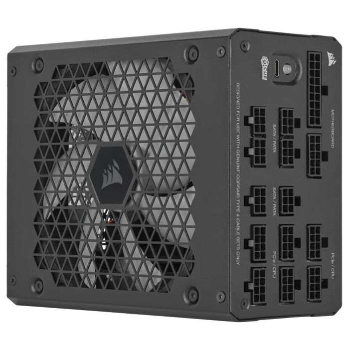 Corsair HX1000i Fuente de Alimentación 1000W 80+ Platinum Modular, ATX 3.0, PCIe 5.0, Compatible con NVIDIA 4000 y AMD Ryzen 7000, CP-9020259-EU