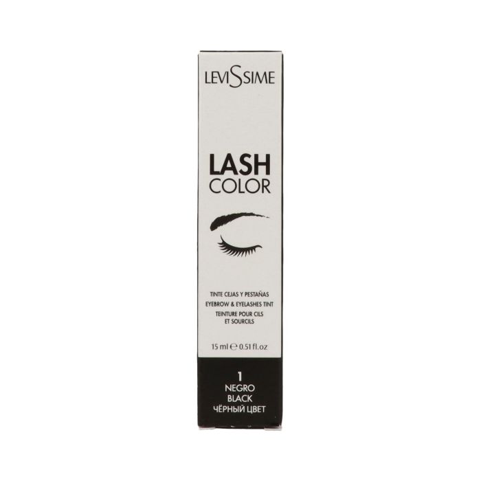 Levissime Tinte de Pestañas y Cejas Lash Color 01 Negro 15 Ml