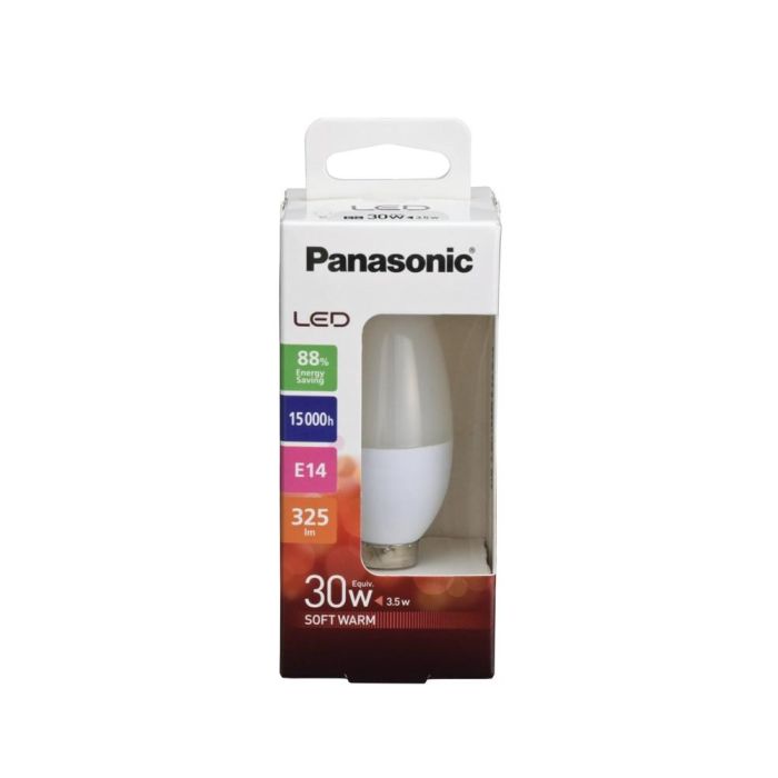 Panasonic-Panalight LDAHV5L27CFE142EP Lámpara LED Vela Frost E14 3,5W 2700K 2 Panasonic-Panalight LDAHV5L27CFE142EP Lámpara LED Vela Frost E14 3,5W 2700K 2