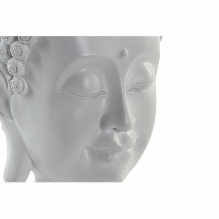 Figura Decorativa DKD Home Decor Buda Blanco Resina (20 x 20 x 30 cm) 1