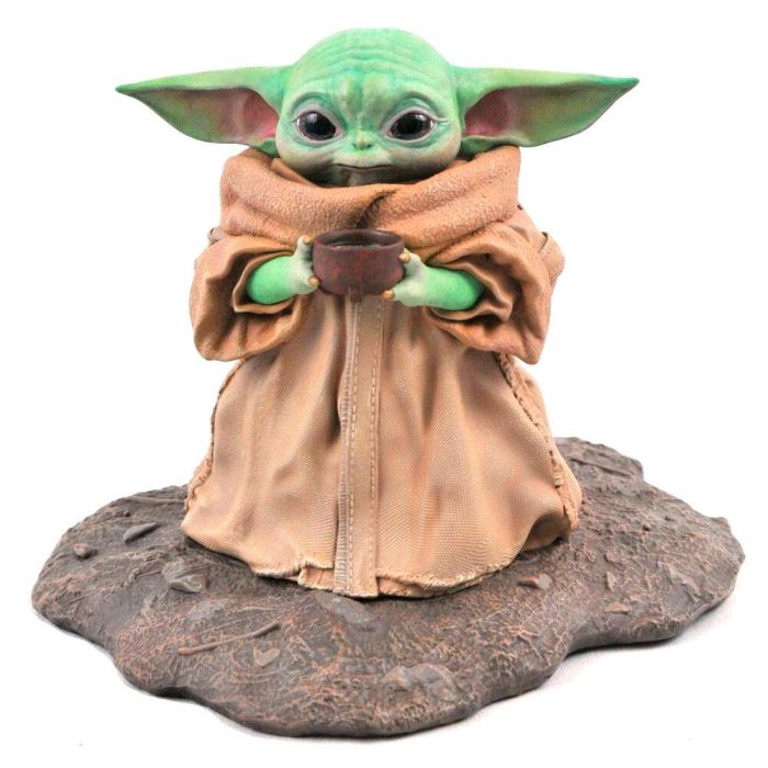 Diamond Collection Figura Milestones Star Wars The Mandalorian The Child en Resina Edición Limitada 4
