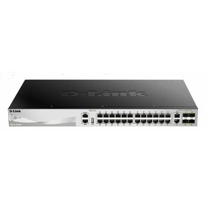D-Link Switch DGS-3130-30S, 30 Puertos, Gestionado, L3, 10G Ethernet, SFP/SFP+, Apilable, Gris D-Link Switch DGS-3130-30S, 30 Puertos, Gestionado, L3, 10G Ethernet, SFP/SFP+, Apilable, Gris