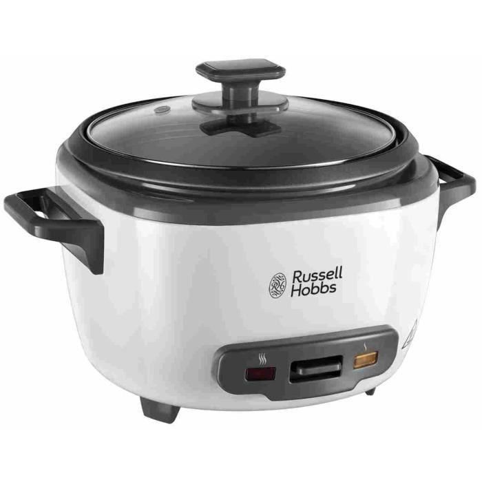 Olla arrocera - RUSSELL HOBBS - 27040-56 - 500 W - 3,3 L - 200 programas - 14 porciones - Blanca Olla arrocera - RUSSELL HOBBS - 27040-56 - 500 W - 3,3 L - 200 programas - 14 porciones - Blanca
