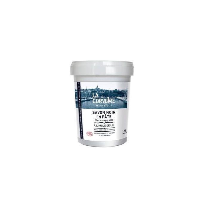 Pasta Jabon Negro Aceite De Lino 1Kg