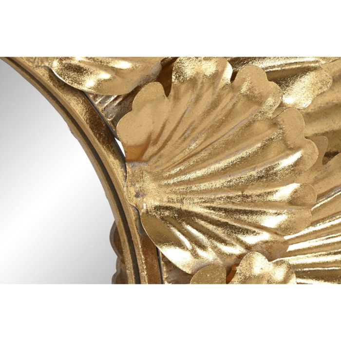 Espejo de pared Home ESPRIT Dorado Hoja de planta 76,5 x 8 x 76,5 cm 2 Espejo de pared Home ESPRIT Dorado Hoja de planta 76,5 x 8 x 76,5 cm 2