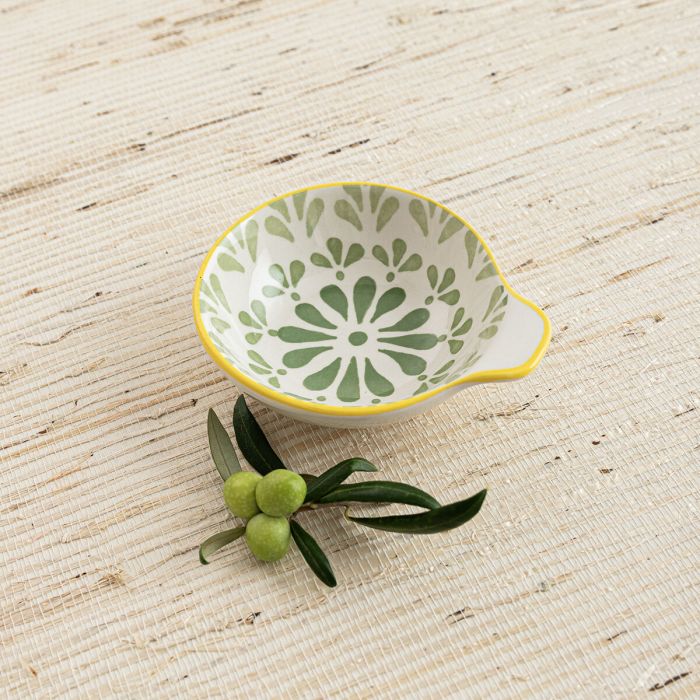 Bol para Aperitivos Quid Velvet Verde Cerámica 11,5 x 10 x 3,8 cm (24 Unidades) 6