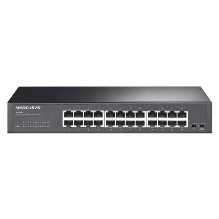 Mercusys MS124GS Switch No Gestionable con 24 Puertos Gigabit Ethernet Alta Velocidad para Redes Domésticas y de Oficina