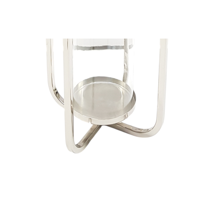 Portavela Moderno DKD Home Decor Plateado 21 x 62 x 21 cm 1 Portavela Moderno DKD Home Decor Plateado 21 x 62 x 21 cm 1