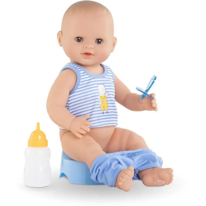 Corolle 4062013130415 My Big Baby Paul Pee Muñeco 36 cm para niños a partir de 2 años 1