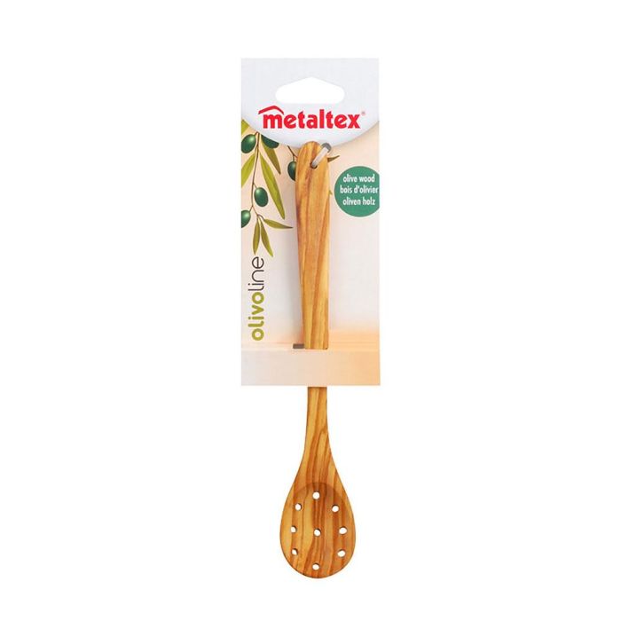 Metaltex Cuchara para aceitunas 580617000 de madera de olivo 21 cm 1