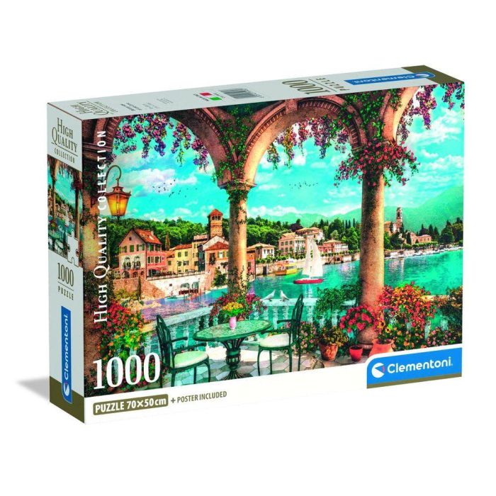 Puzzle Balcony view of Lake Como High Quality 1000pzs 1