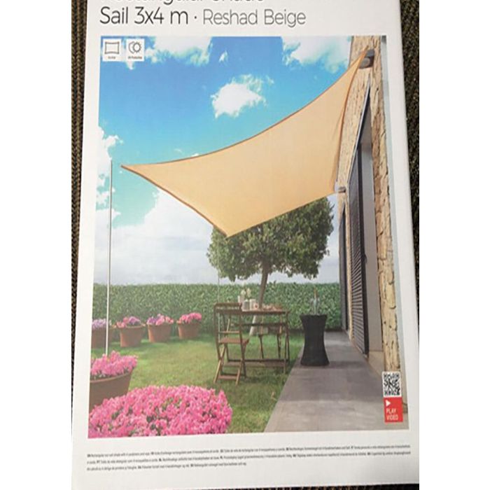 Toldo Vela Rectangular Reshad Innovagoo - Inde (4 Unidades) 1 Toldo Vela Rectangular Reshad Innovagoo - Inde (4 Unidades) 1