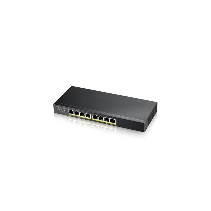 Zyxel Gs1915-8Ep, 8-Port Gbe Poe Smart Hybrid Mode Switch, Standalone Or Nebulaflex Cloud, 60 Watt 802.3At, Desktop, Fanless Zyxel Gs1915-8Ep, 8-Port Gbe Poe Smart Hybrid Mode Switch, Standalone Or Nebulaflex Cloud, 60 Watt 802.3At, Desktop, Fanless