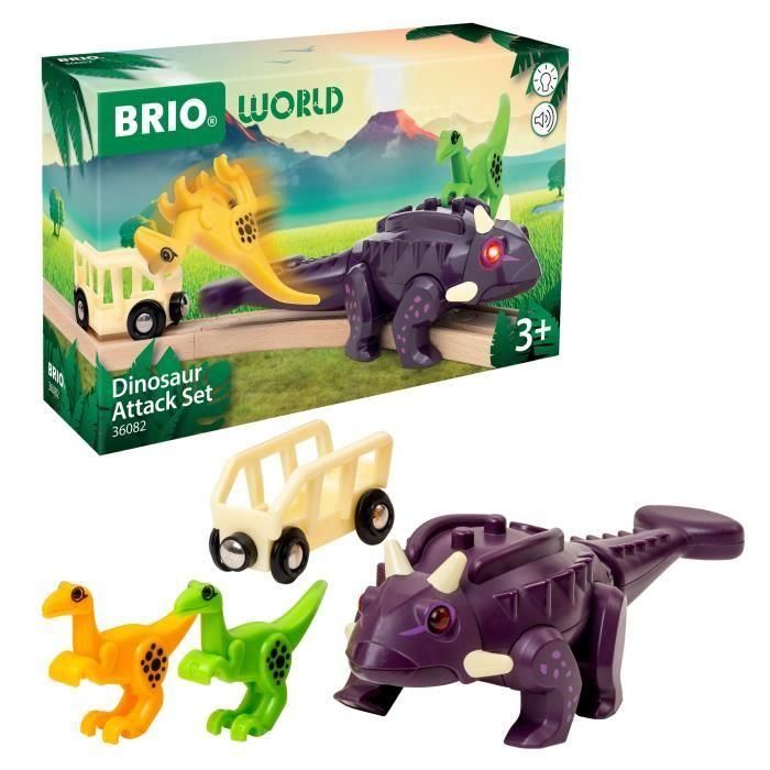 Set de ataque de dinosaurios BRIO 2 Set de ataque de dinosaurios BRIO 2