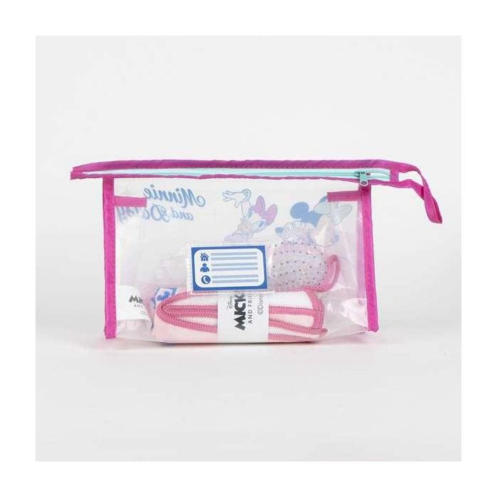 Cerdá Neceser de Aseo y Viaje Minnie Mouse Rosa, Bolso Organizador de Accesorios de Higiene Personal Infantil para Niños 3+ Años (23 x 15 x 8 cm) 2