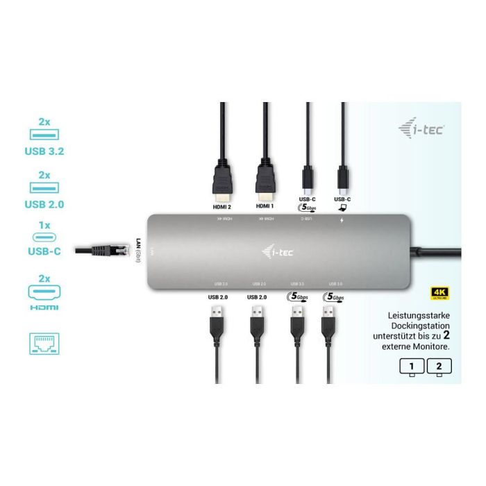 Funda para Teclado i-Tec C31NANOHDM2DOCPD 3