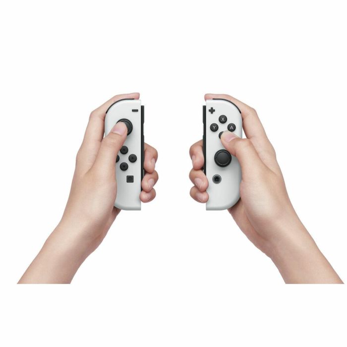 Nintendo Switch Versión OLED Blanca/ Incluye Base/ 2 Mandos Joy-Con 15 Nintendo Switch Versión OLED Blanca/ Incluye Base/ 2 Mandos Joy-Con 15