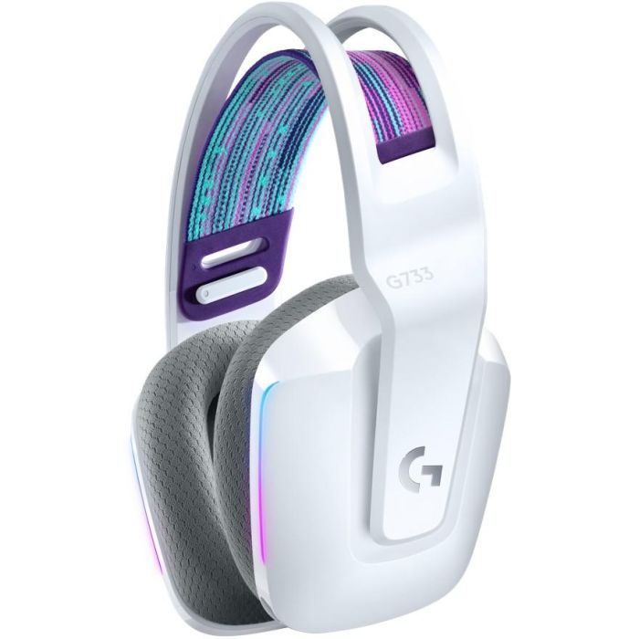 Logitech Auricular con Micrófono G733 LIGHTSPEED Inalámbrico, 29h Batería, RGB LIGHTSYNC 1