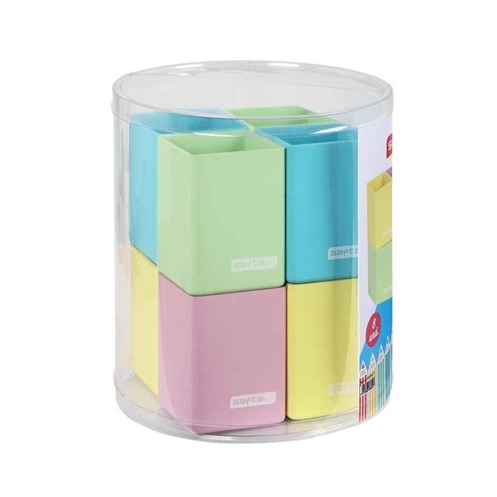 Safta Set 8 Cubiletes de Silicona, Colores Surtidos, 19,5x23 cm 1