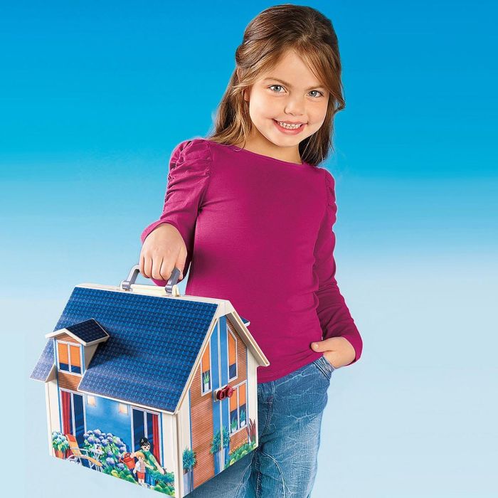 Playmobil Casa de Muñecas Maletín 70985 Plegable con Figuras y Accesorios para +4 Años 4