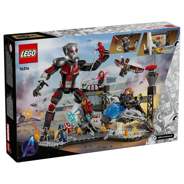 Lego Marvel 76314 La Batalla del Capitán América: Civil War Juguete para niño de 10 años 4