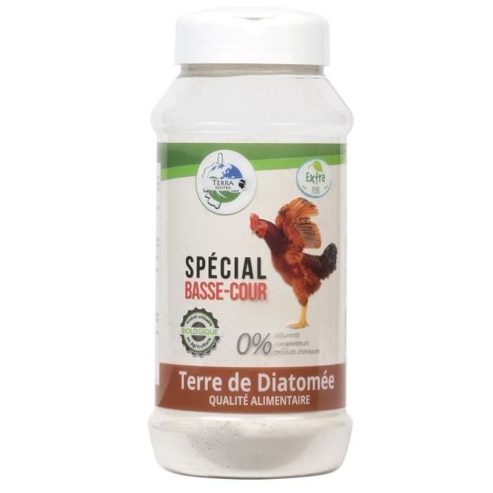 TERRA NOSTRA Tierra de Diatomeas Especial Granja - Grado Alimenticio - Polvo 300 g TERRA NOSTRA Tierra de Diatomeas Especial Granja - Grado Alimenticio - Polvo 300 g