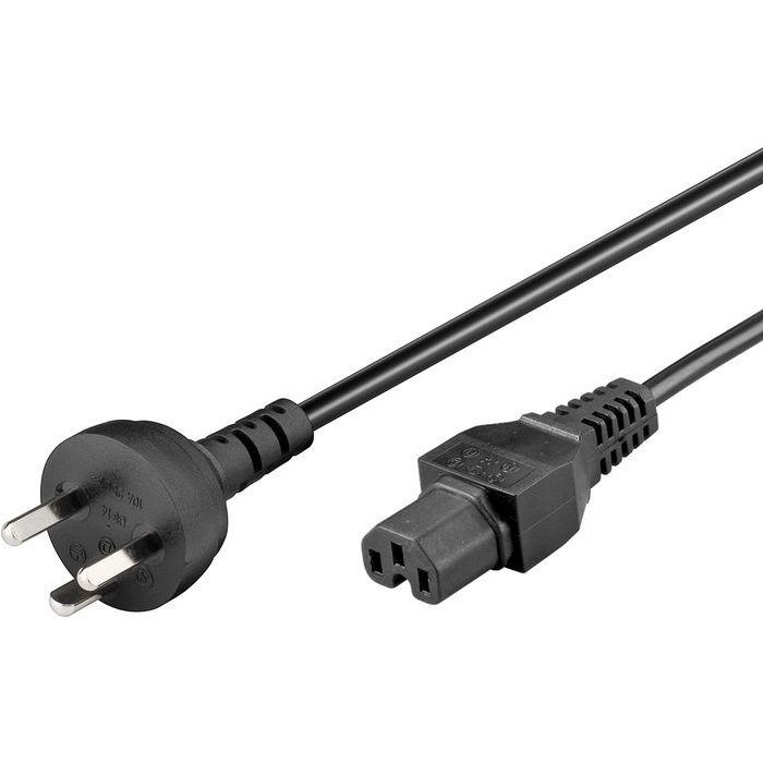 MicroConnect Cable de Alimentación Dinamarca EDB - C15, 1.8m para Monitor, PC, Proyector