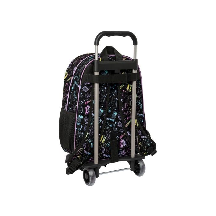 Mochila Escolar con Ruedas Monster High Negro 33 x 42 x 14 cm 1