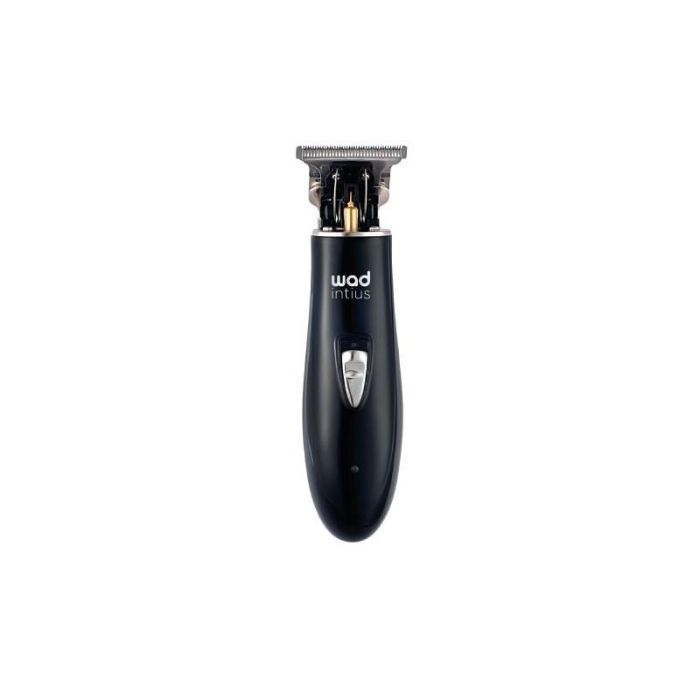 Wad Professional Beauty Recortadora Intius Trimmer Black-Silver Profesional, Batería Litio, Cuchillas Acero, 3 Peines, Motor DC