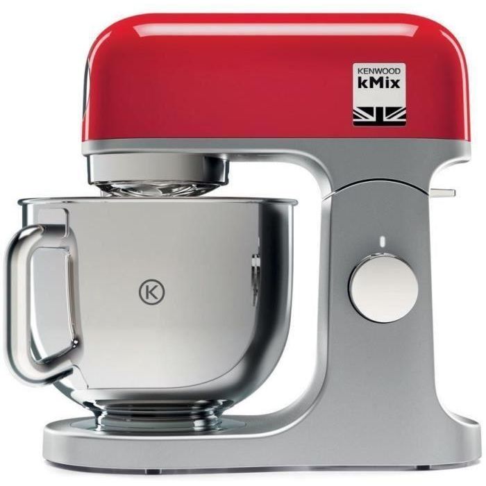 Kenwood KMX750RD Mezclador de Cocina kMix 1000W con Bol de Acero Inoxidable 5 Litros, Rojo 2 Kenwood KMX750RD Mezclador de Cocina kMix 1000W con Bol de Acero Inoxidable 5 Litros, Rojo 2
