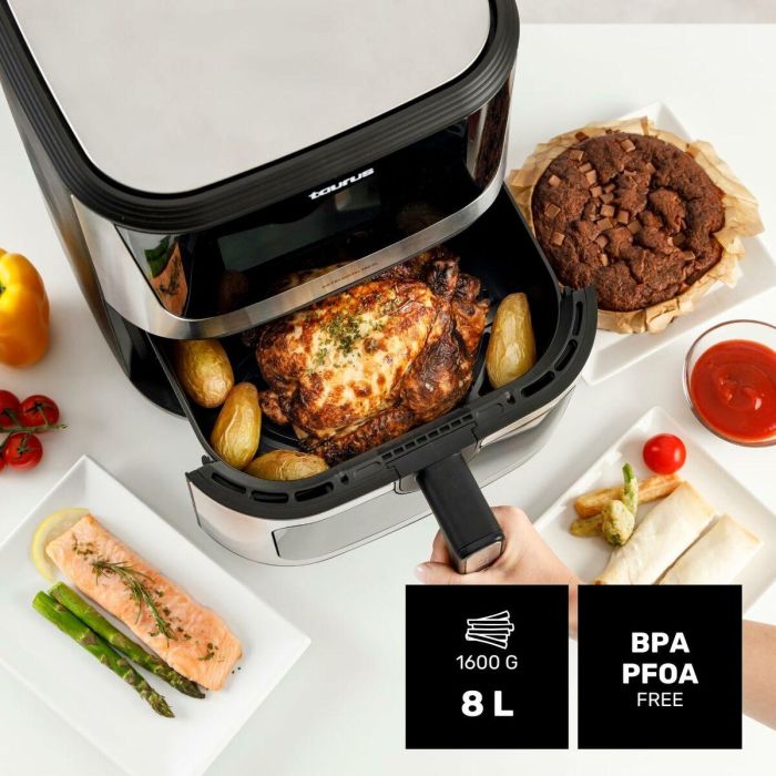 Freidora de Aire Taurus AIR FRY 360XL Negro 2100 W 8 L 4 Freidora de Aire Taurus AIR FRY 360XL Negro 2100 W 8 L 4