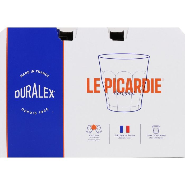 Duralex - Set de 6 Vasos Picardie 25 cl Gris (12 Cajas) 3 Duralex - Set de 6 Vasos Picardie 25 cl Gris (12 Cajas) 3