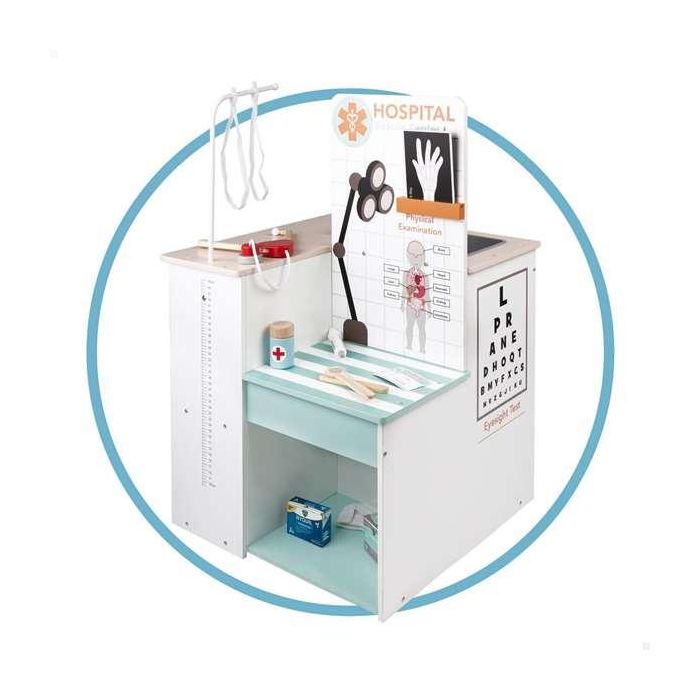 Hospital veterinario de madera con 17 piezas 47,5x47,5x75,5 cm 5 Hospital veterinario de madera con 17 piezas 47,5x47,5x75,5 cm 5
